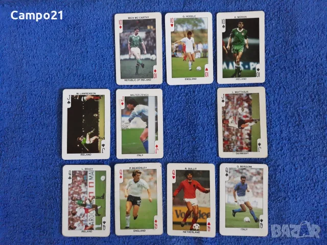 52 от 56 Dandy Rock 'n Bubble Cards 1986 г. + 44 от 54 Dandy Bubble Gum Euro Football Cards 1988 г., снимка 17 - Колекции - 56041630
