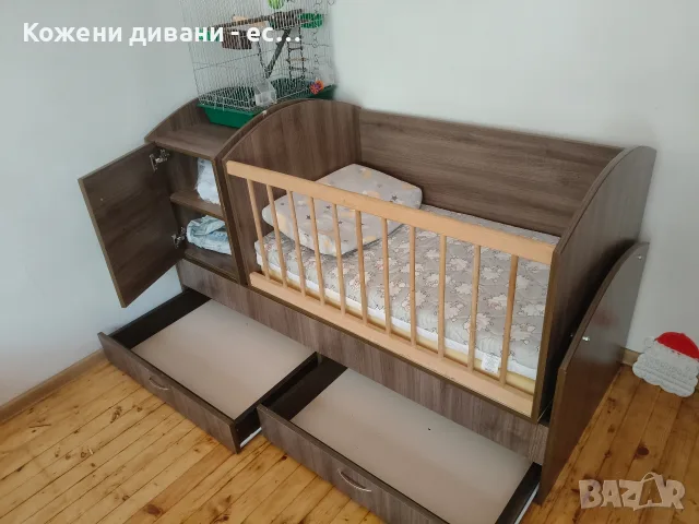 бебекко/детско легло с нов матрак , снимка 4 - Бебешки легла и матраци - 56072181