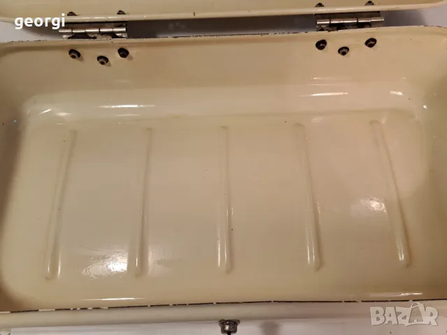 ретро метална емайлирана кутия за хляб   24/3, снимка 7 - Аксесоари за кухня - 49469693