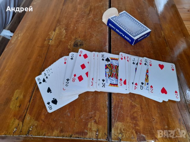 Стари карти за игра Tiger, снимка 3 - Други ценни предмети - 35296902