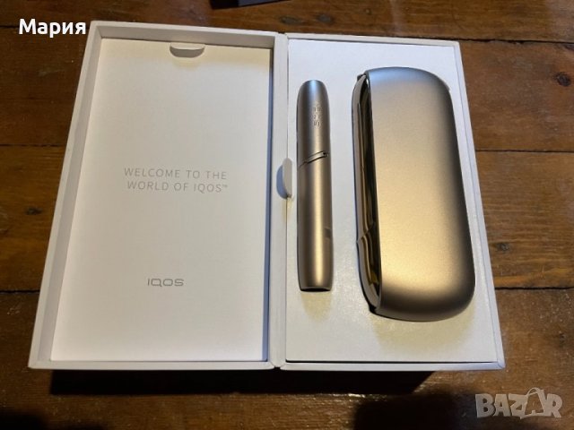 Нов комплект IQOS 3 Gold , снимка 2 - Електронни цигари - 37807431