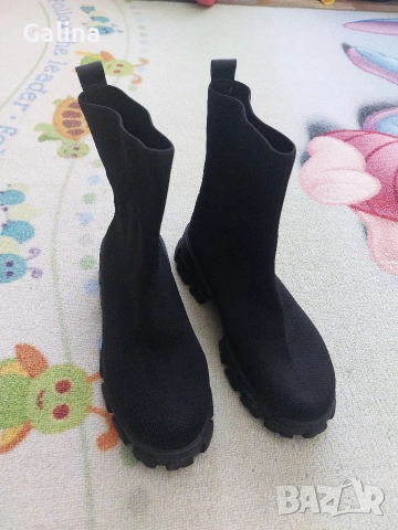 дамски боти тип чорап 2 чифта 38номер , снимка 7 - Дамски боти - 52659115