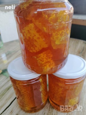 Пчелен мед с восък, снимка 1 - Пчелни продукти - 33895079