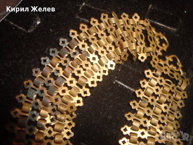 ВЪЗРОЖДЕНСКА СТАРИННА БРОНЗОВА ГРИВНА МАЙСТОРСКА ПЛЕТКА 100% АВТЕНТИЧНА 11841, снимка 6 - Антикварни и старинни предмети - 30652643