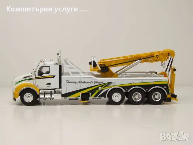 Kenworth T880 Wrecker Abschlepper пътна помощ 2018 - мащаб 1:43 на IXO моделът е нов в PVC кейс, снимка 7 - Колекции - 56084390