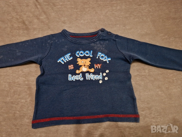 9-12м 80см Блуза, памук, без следи от употреба 