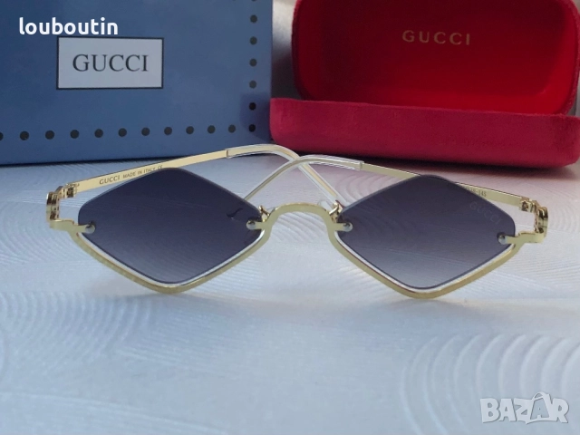 GUCCI 1:1 дамски слънчеви ромб очила 4 цвята , снимка 10 - Слънчеви и диоптрични очила - 52914951