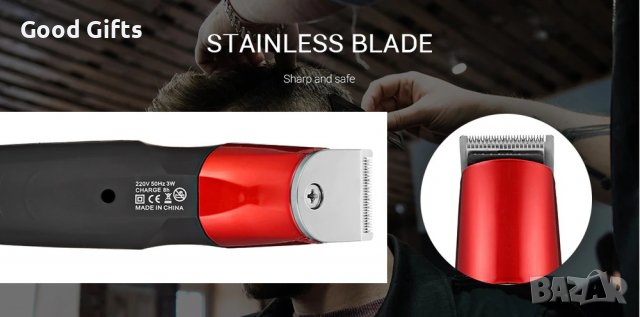 Тример безжична машинка за подстригване Kemei KM-1008, снимка 5 - Машинки за подстригване - 38309768