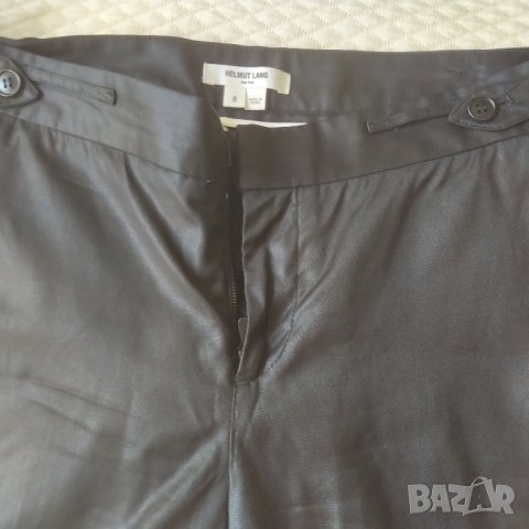 HELMUT LANG оригинален луксозен панталон ефект кожа РАЗПРОДАЖБА , снимка 2 - Панталони - 42122325