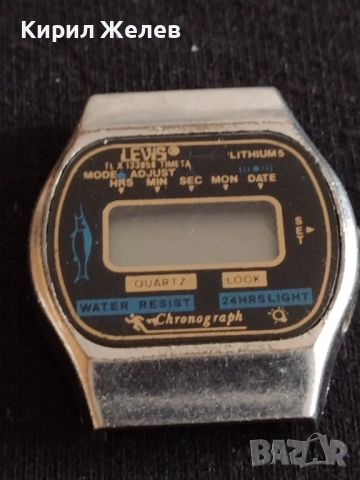 РЕТРО МОДЕЛ ЕЛЕКТРОНЕН ЧАСОВНИК LEVI'S LITHIUM'S ПЕРФЕКТЕН ЗА КОЛЕКЦИЯ - 26869, снимка 8 - Антикварни и старинни предмети - 36528464