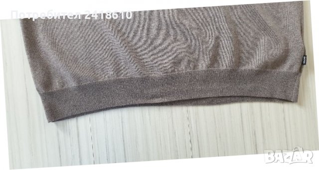 Hugo Boss Bono Polo Virgin Wool Finest Italian Yarn  Mens Size 2XL НОВО! ОРИГИНАЛ! Мъжки Тънък Пулов, снимка 10 - Пуловери - 39241981