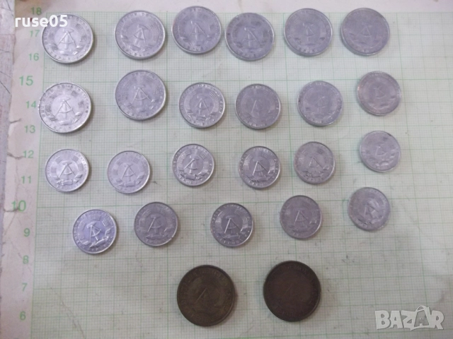 Лот от 26 бр. монети "PFENNIG" от ГДР-DDR, снимка 5 - Нумизматика и бонистика - 51925782