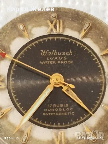 Два механизъма за ръчен часовник Glashutter GDR - Walbusch Luxus редки за КОЛЕКЦИЯ 34757, снимка 8 - Антикварни и старинни предмети - 56138492