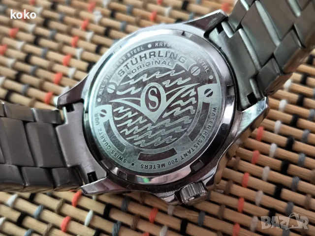 Часовник Stuhrling swiss quartz , снимка 6 - Мъжки - 55832941