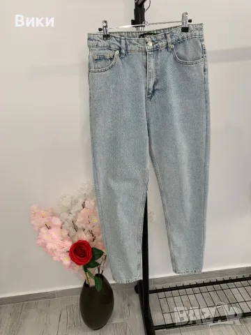 Дънки MOM с висока талия, снимка 3 - Дънки - 49386227