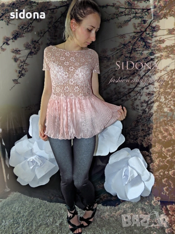 Блузи с къс ръкав SiDona, снимка 11 - Туники - 39477190