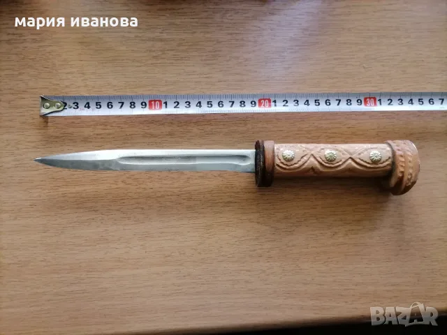 Нож от щик калашник с мъхов ахат, снимка 4 - Ножове - 56138088