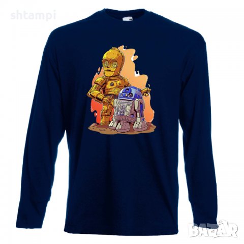 Мъжка тениска Star Wars R2-D2 & C3PO Star Wars Игра,Изненада,Подарък,Геймър, , снимка 12 - Тениски - 36809844