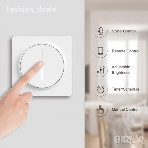 Нов смарт Таймер и превключвател за затъмняване за INC/CFL/LED крушка, снимка 2 - Други - 35406114