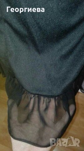 Луксозна черна рокля, на сребристи точки👗🌹 XS,S, S/M👗🌹арт.593, снимка 5 - Рокли - 29598055