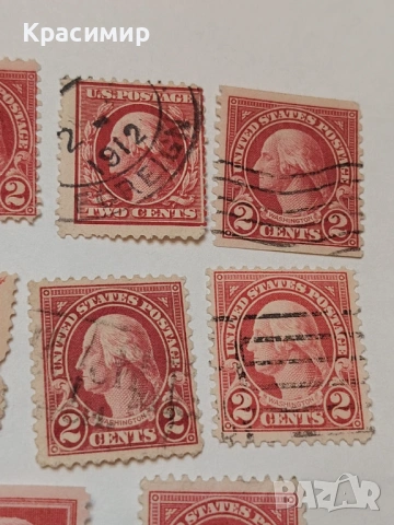 Винтидж ПОЩЕНСКИ марки САЩ , снимка 3 - Филателия - 53087385