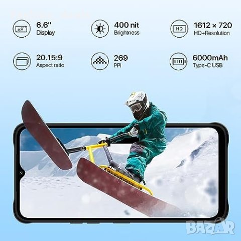 Нов Смартфон UMIDIGI G5 Mecha 16GB RAM 6000mAh Dual SIM 4G телефон, снимка 5 - Други - 42849939