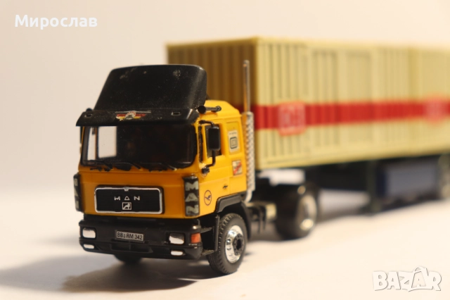 HERPA 1:87 H0 МАН MAN КОНТЕЙНЕР КАМИОН МОДЕЛ, снимка 10 - Колекции - 52434450