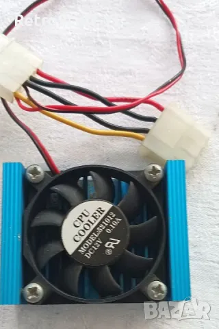 Ретро PC процесорен вентилатор 521012 с радиатор, 12V