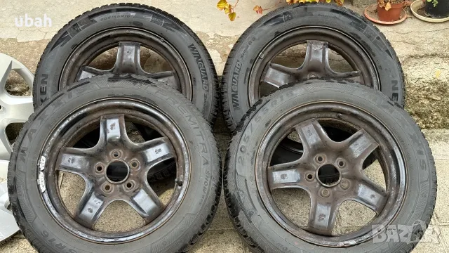16” структурни джанти за Opel със зимни гуми (2 х Maxxis DOT 3520 и 2 х Nexen DOT2724), снимка 3 - Гуми и джанти - 56042906