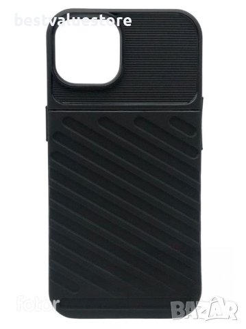 Айфон 13 Черен Удароустойчив Калъф / Shockproof iPhone 13 Case Black, снимка 1 - Калъфи, кейсове - 44223086