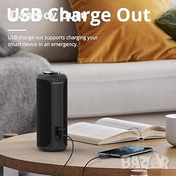 Tronsmart T6 Plus Upgraded, ултра премиум 40W Bluetooth високоговорител, силен 360 HD съраунд звук, , снимка 5 - Bluetooth тонколони - 52747352