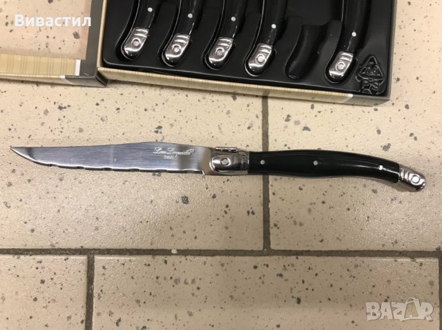 Ножове и вилици Lou Laguiole Basic  Комплект 6 бр , снимка 11 - Прибори за хранене, готвене и сервиране - 35152527