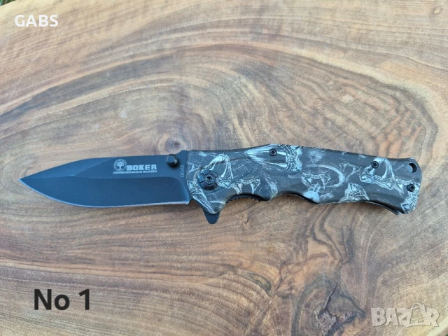 Джобен сгъваем нож BOKER 4 цвята, снимка 5 - Ножове - 49266702