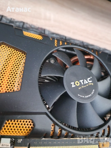 2бр. видеокарти ZOTAC GTX 560 Ti AMP! 1GB + Gigabyte GTX 570 OC 1280MB 320bit , снимка 4 - Видеокарти - 51691061