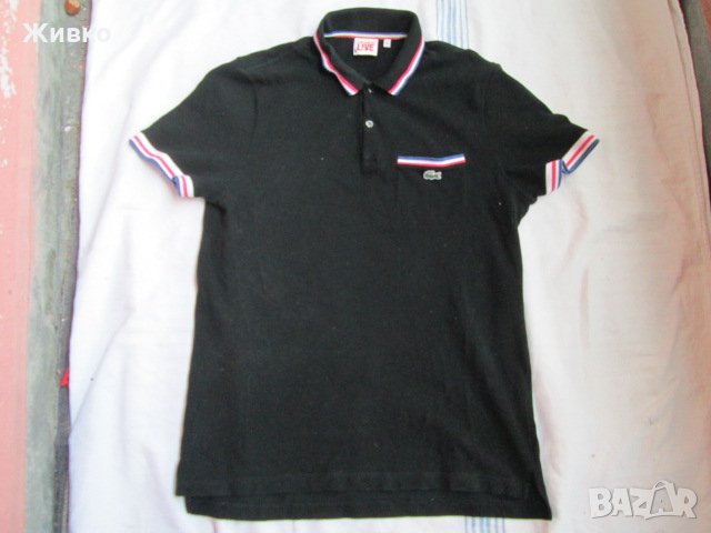 Lacoste черна тениска размер 5.