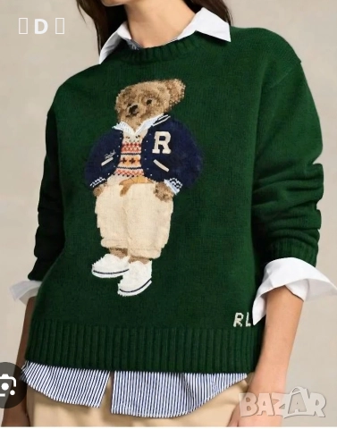 Ralph lauren bear пуловер М