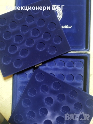 КОЖЕНА КУТИЯ ЗА СЪХРАНЕНИЕ  НА 73 МОНЕТИ ОТ 5 ГЕРМАНСКИ МАРКИ /виж описанието/, снимка 3 - Нумизматика и бонистика - 53936456