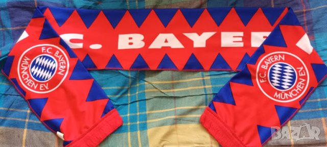 Рядък колекционерски футболен шал Байерн Мюнхен