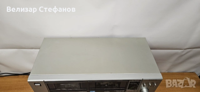 🎶 Продавам винтидж аудио система SANYO – усилвател, тунер и двоен касетен дек 🎶, снимка 4 - Аудиосистеми - 54360493