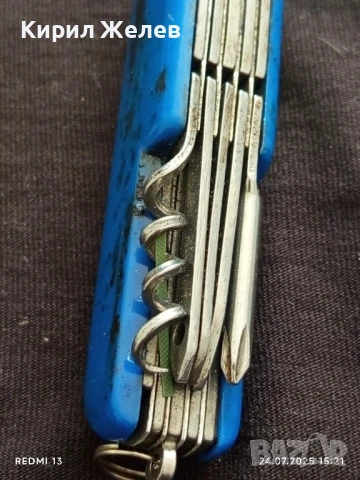 Мултифункционално джобно ножче тип швейцарско за КОЛЕКЦИОНЕРИ 34297, снимка 3 - Ножове - 51129387