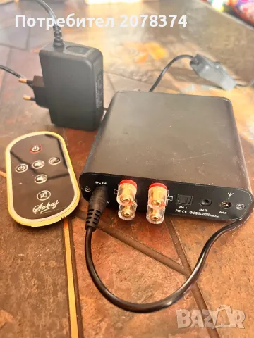 Усилвател Sabaj Digital Bluetooth Amplifier A2 Portable Audio Amp Class D, снимка 4 - Ресийвъри, усилватели, смесителни пултове - 47895043