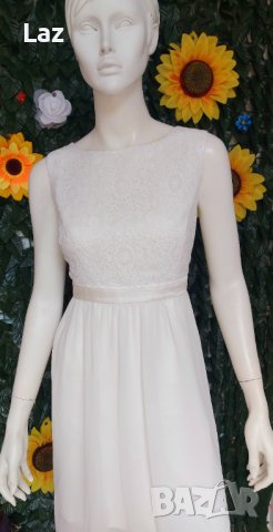 официална сватбена бяла рокля за подписване или кръщене, снимка 4 - Рокли - 36672167