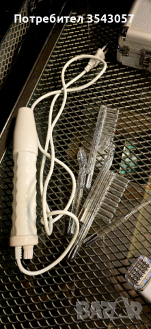 Дерсонвал за леце, rf за лице, безиглена мезотерапия за лице, ултразвукова шпатула, криотерапия , снимка 6 - Други - 44794879