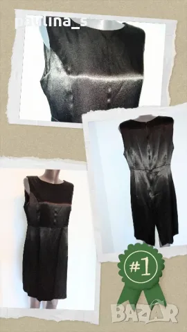 Два различни броя / Дизайнерска Рокля, за повод / коприна и кадифе , снимка 2 - Рокли - 28687167