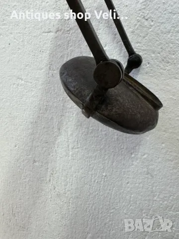 Стара маслена лампа №6893 , снимка 5 - Антикварни и старинни предмети - 50346438