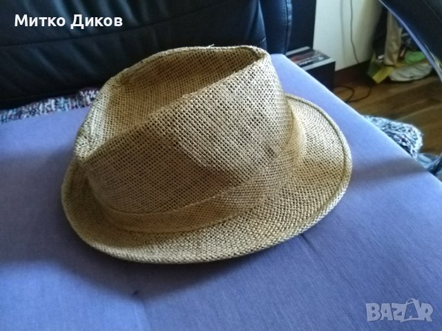 Бомбе естествена кожа и бомбе тип сламено размер 58 нови, снимка 3 - Шапки - 42166766