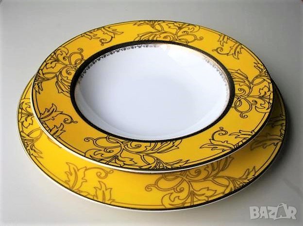 Чинии за миялна машина от костен порцелан YoLiSa, снимка 2 - Чинии - 31890105