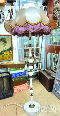 Голям лампион,нощна лампа, снимка 2 - Антикварни и старинни предмети - 48815064