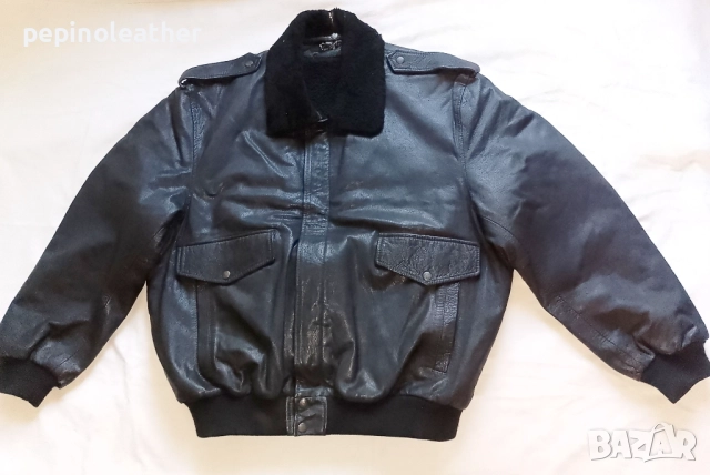 Стари Военни Полицейски Пилотски Кожени Якета Палта и Бомбъри