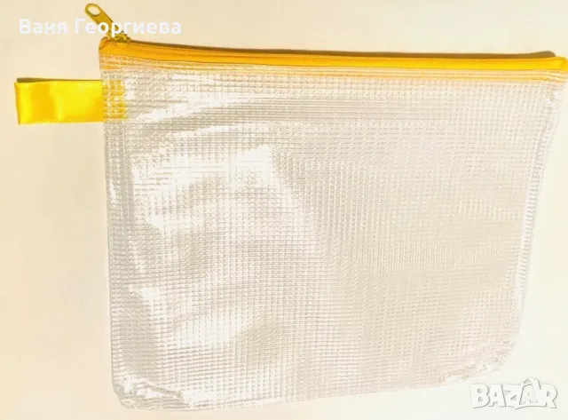 Прозрачен Несесер с Цип Аксесоари 